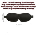 CarryLume 3D Sleep Mask – Memory Foam Darkness for Deeper Rest Anywhere